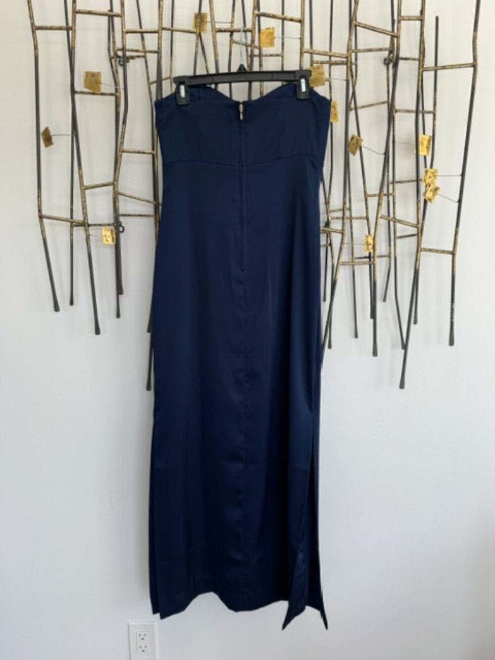Lilly Pulitzer Carlynn Satin Bow Strapless Side Slit Maxi Dress - Picture 3 of 6